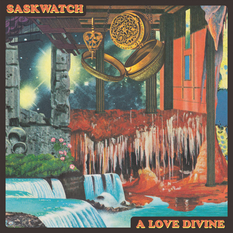 Saskwatch "A Love Divine" single cover. 