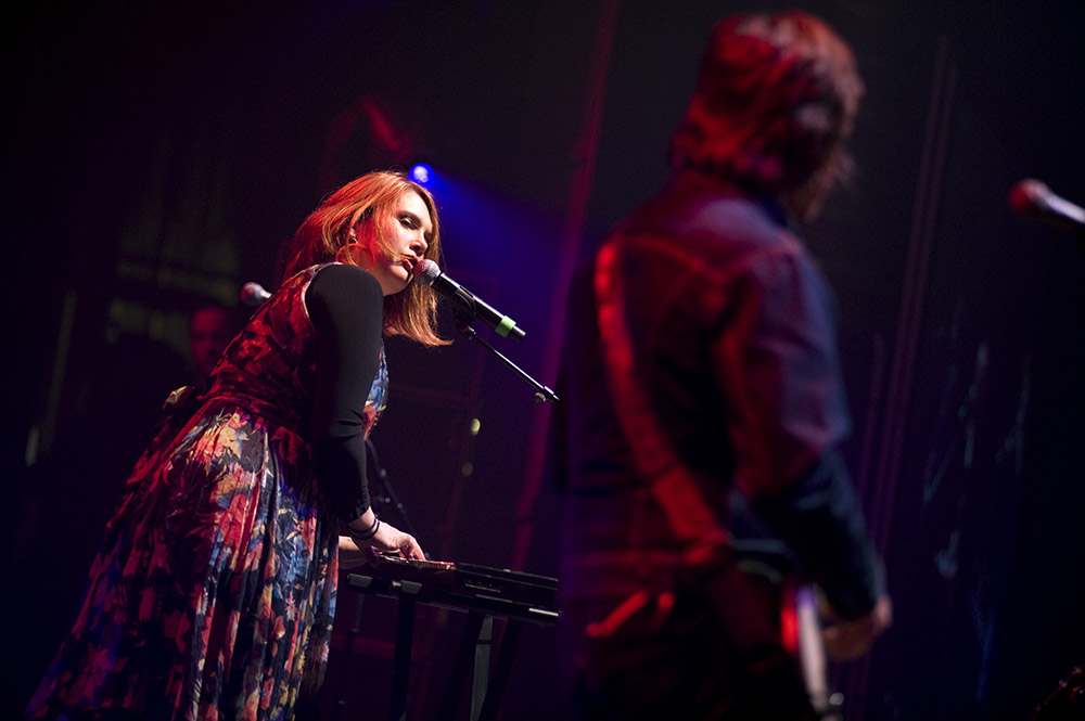 Clare Bowditch performs at the Palais Theatre, St Kilda.