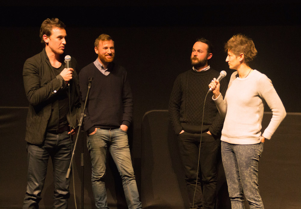 Cast & crew answer questions at the MIFF screening