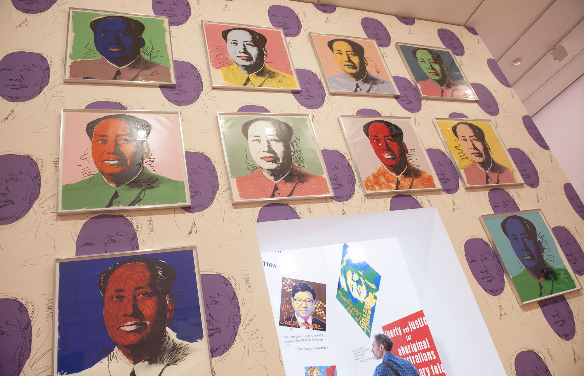 Screen prints of Mao Zedong (Andy Warhol) - image courtesy of Kirsty Umback