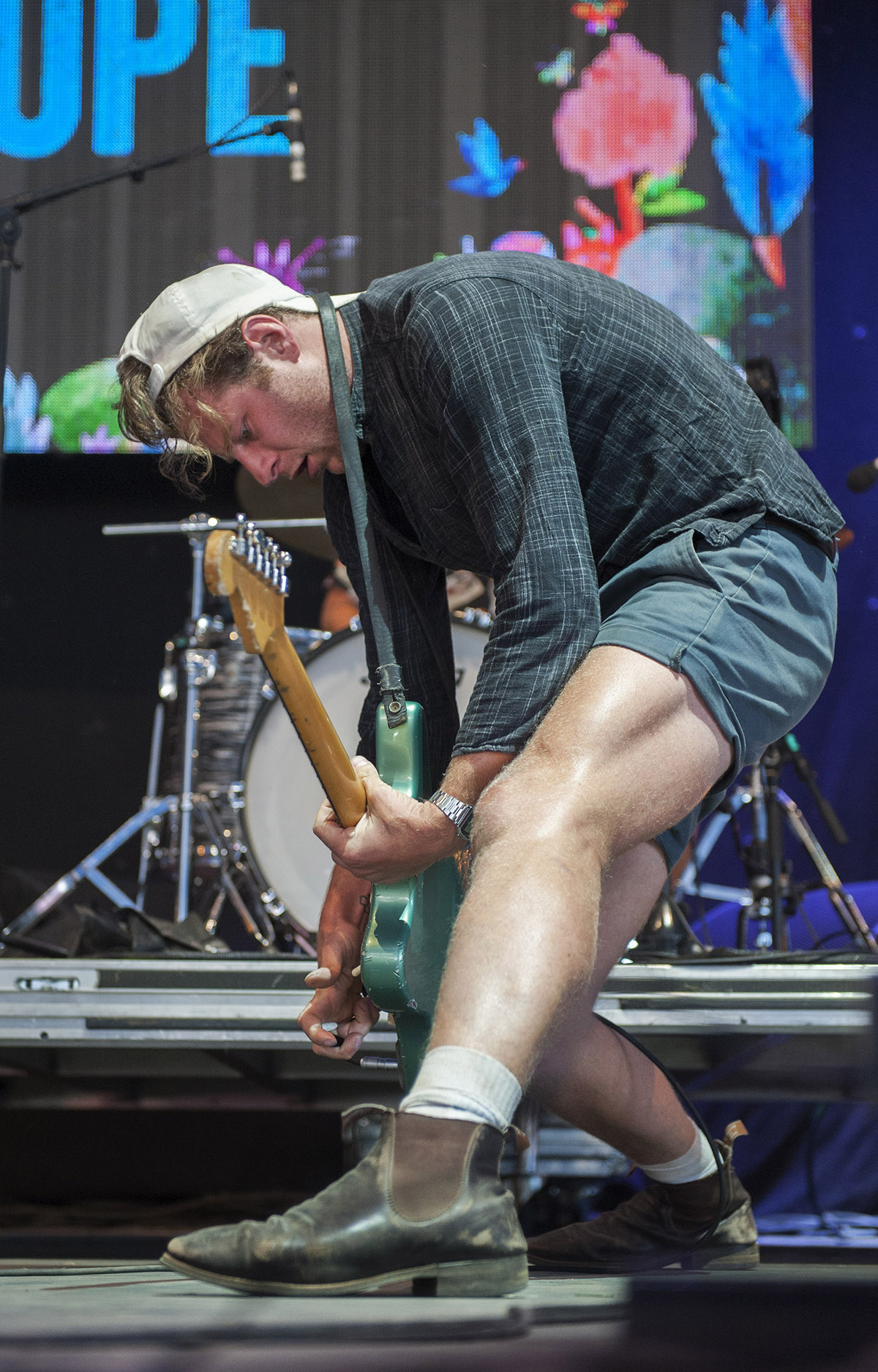 Money for Rope entertain in the Grand Theatre on New Year's Eve 2015 - image courtesy of Kirsty Umback. 
