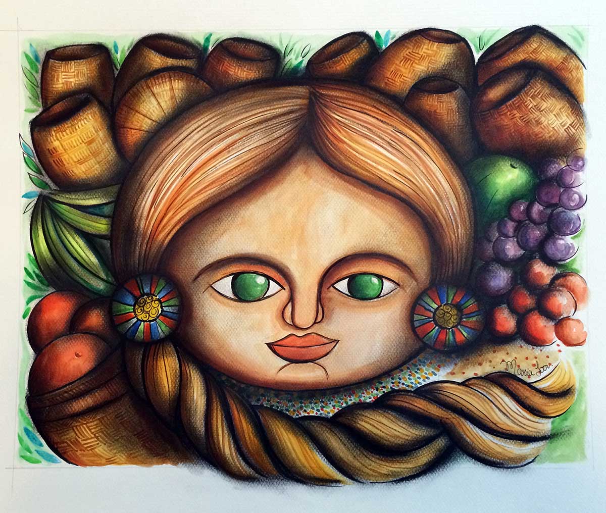 Girl in the market