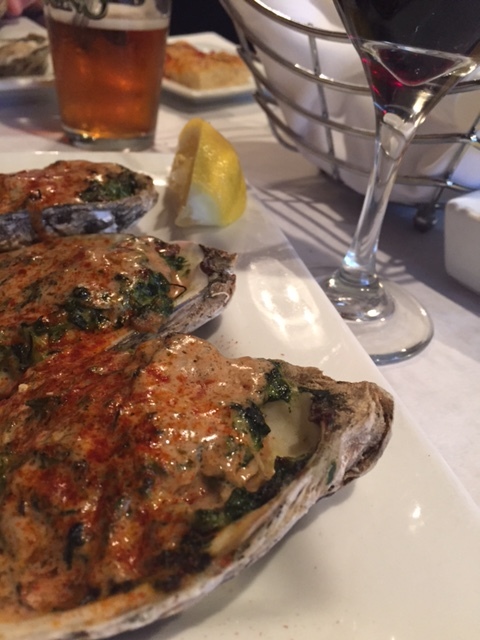 Oysters Rockefeller - Tuesday night special (and date night with thehubs)