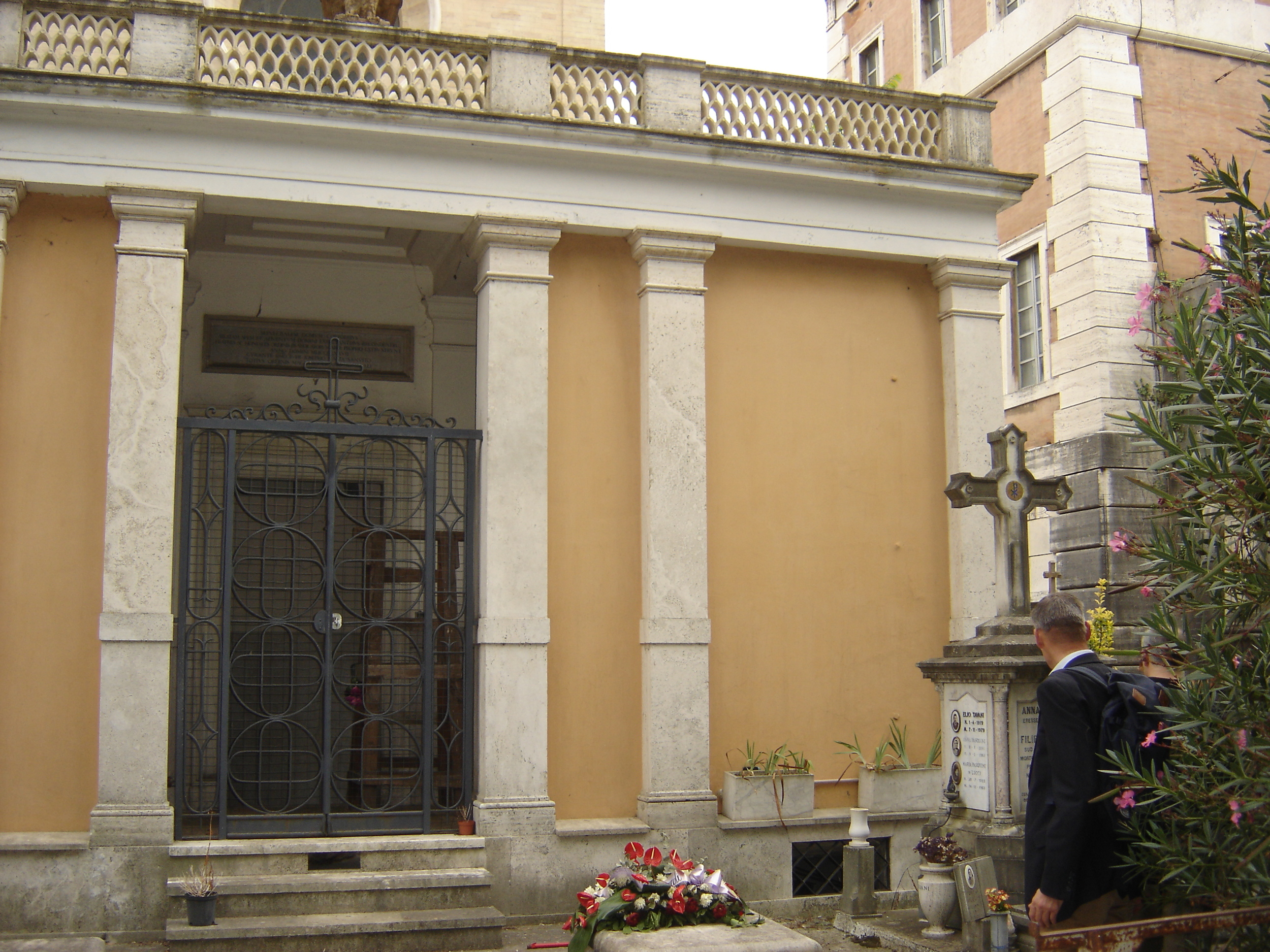 The back entrance