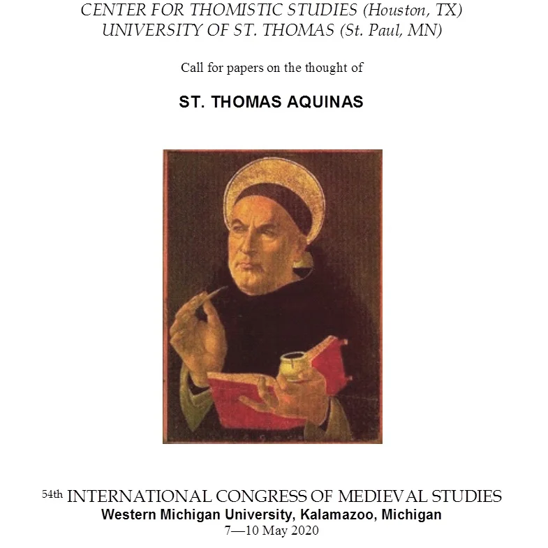 Call for Papers: Aquinas at Kalamazoo