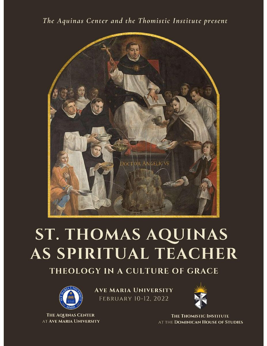 Conference: St. Thomas Aquinas as Spiritual Teacher (February 2022)
