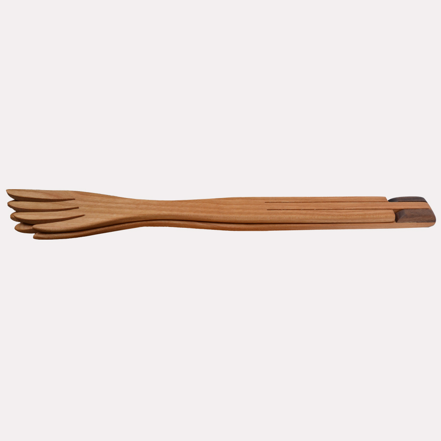 InsideOut Tongs® with a Fork 12 inch — Jonathan’s® Spoons