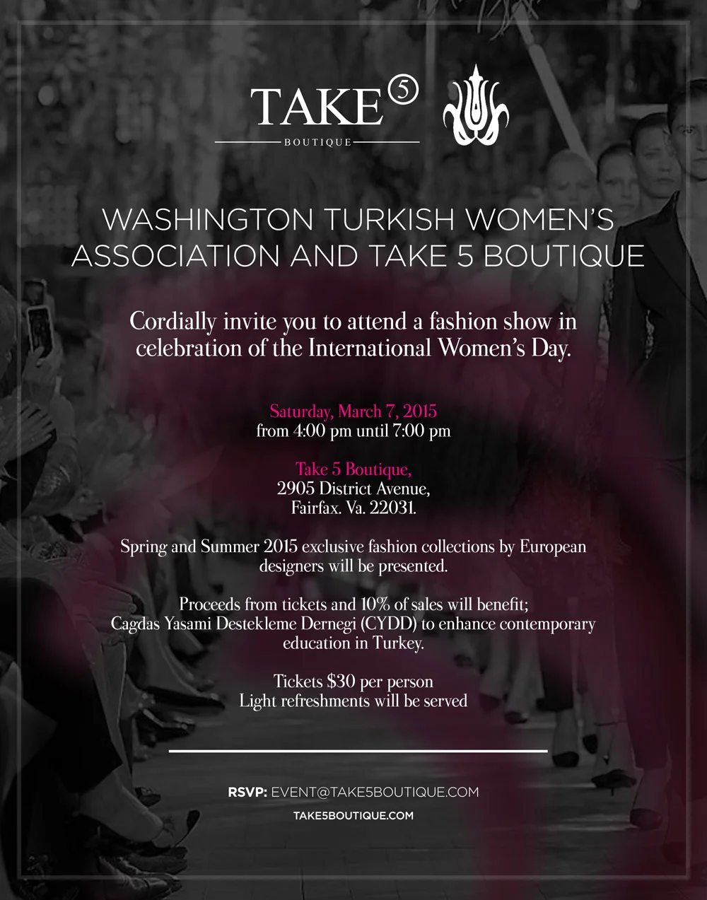 Nina Verklas Debut at Take 5 Boutique Washington D.C.