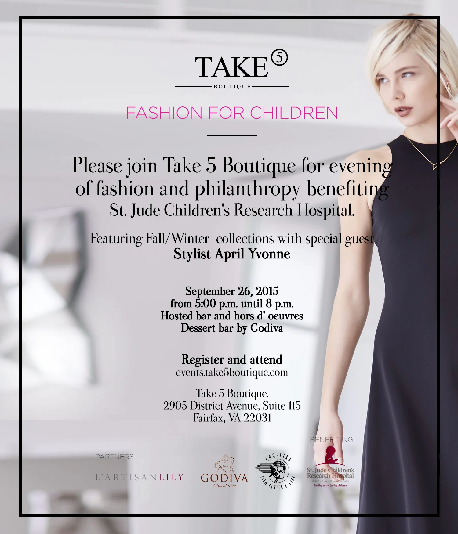 Take 5 Boutique Fall 2015 Preview & St. Jude Benefit
