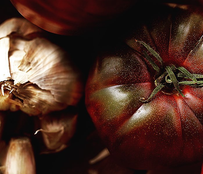 Garlic, Tomatoes