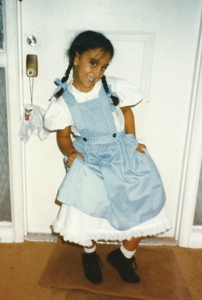 Dorothy Halloween costume my Mom and I made mid 90's