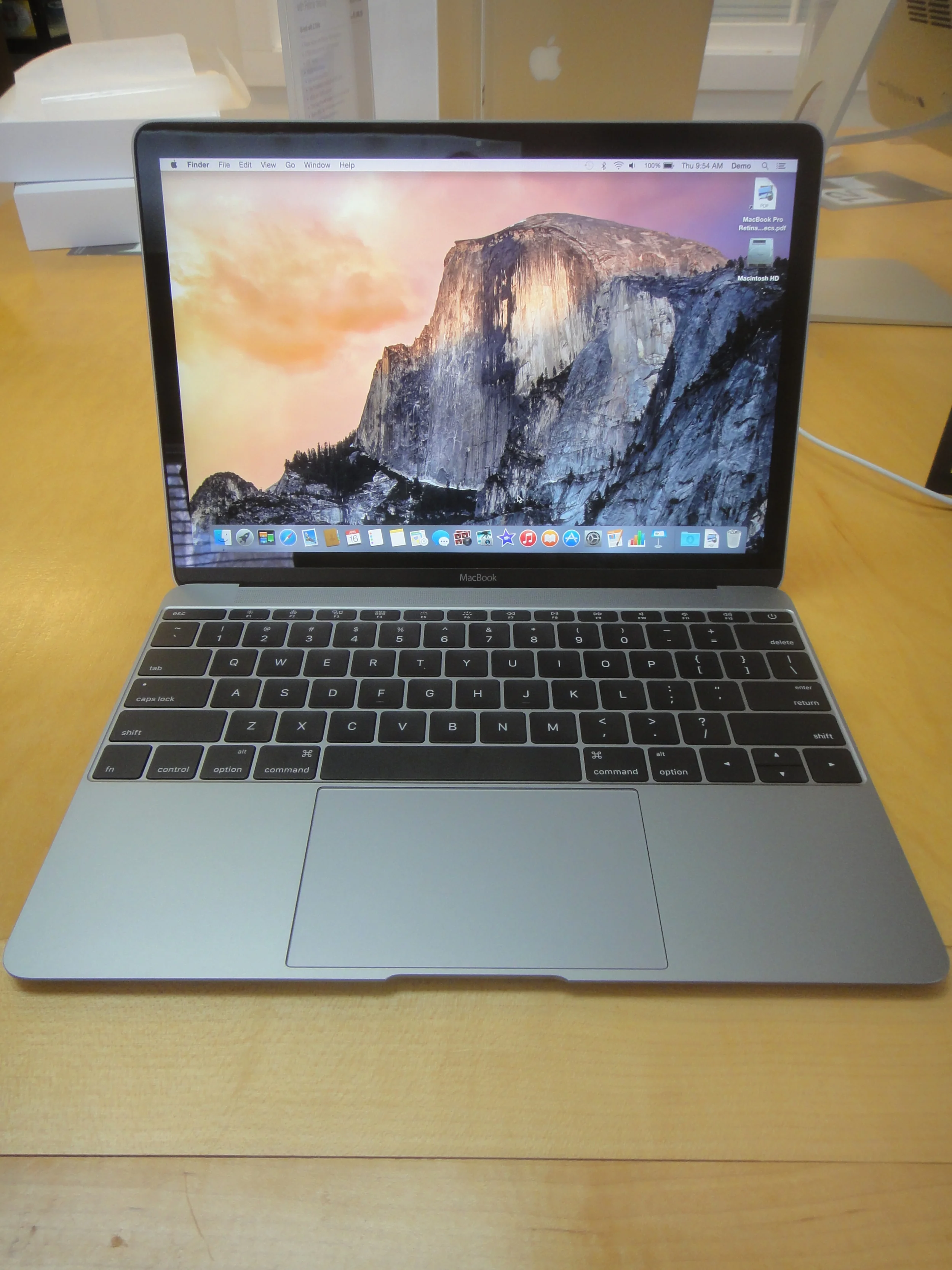 The new MacBook arrives at Visionary Computer.