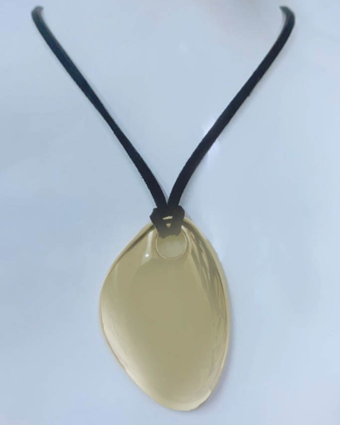 ADJUSTABLE BLACK CORD PENDANT NECKLACE — Karen Egren