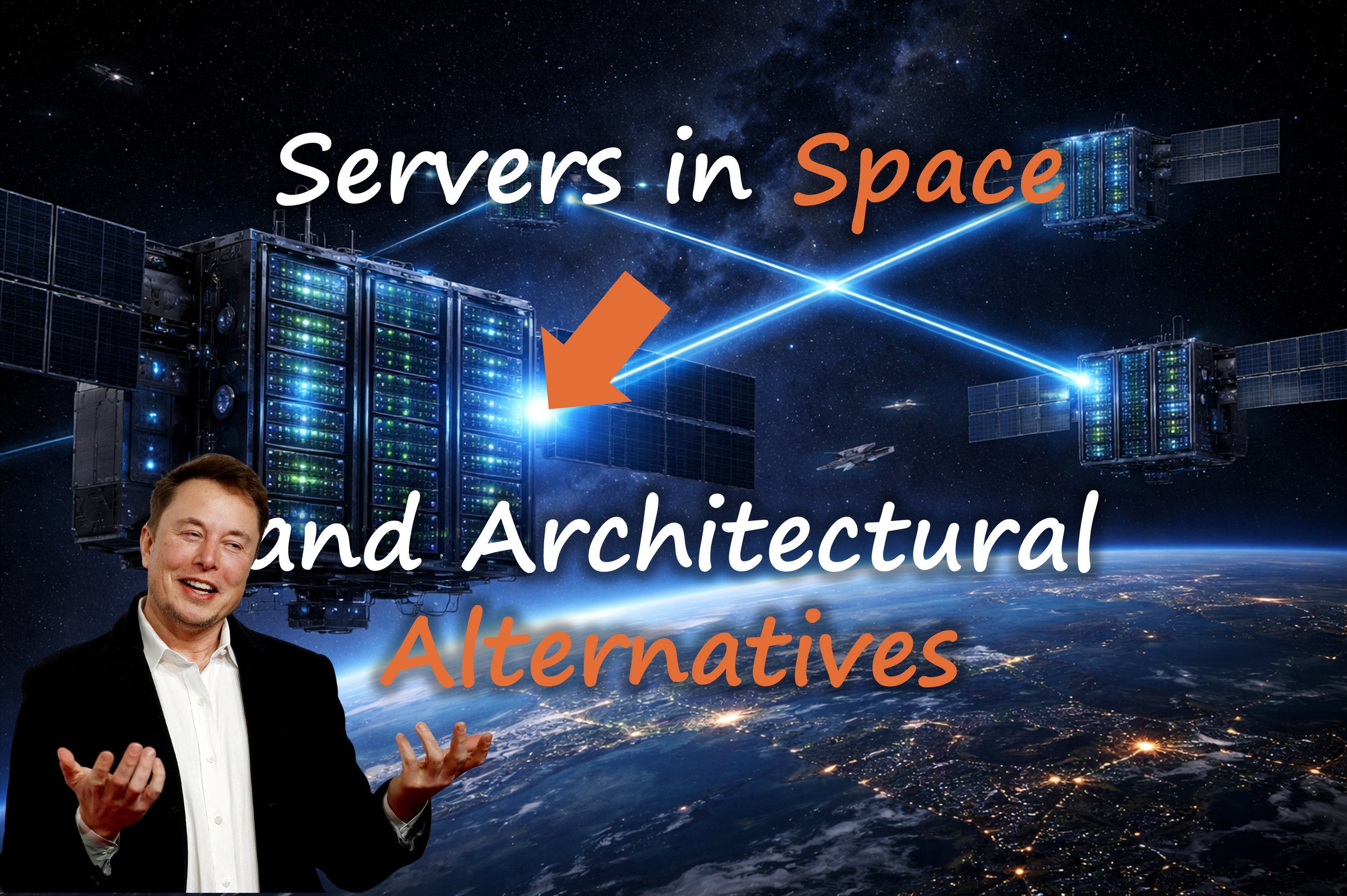 Servers in Space and Architectural Alternatives