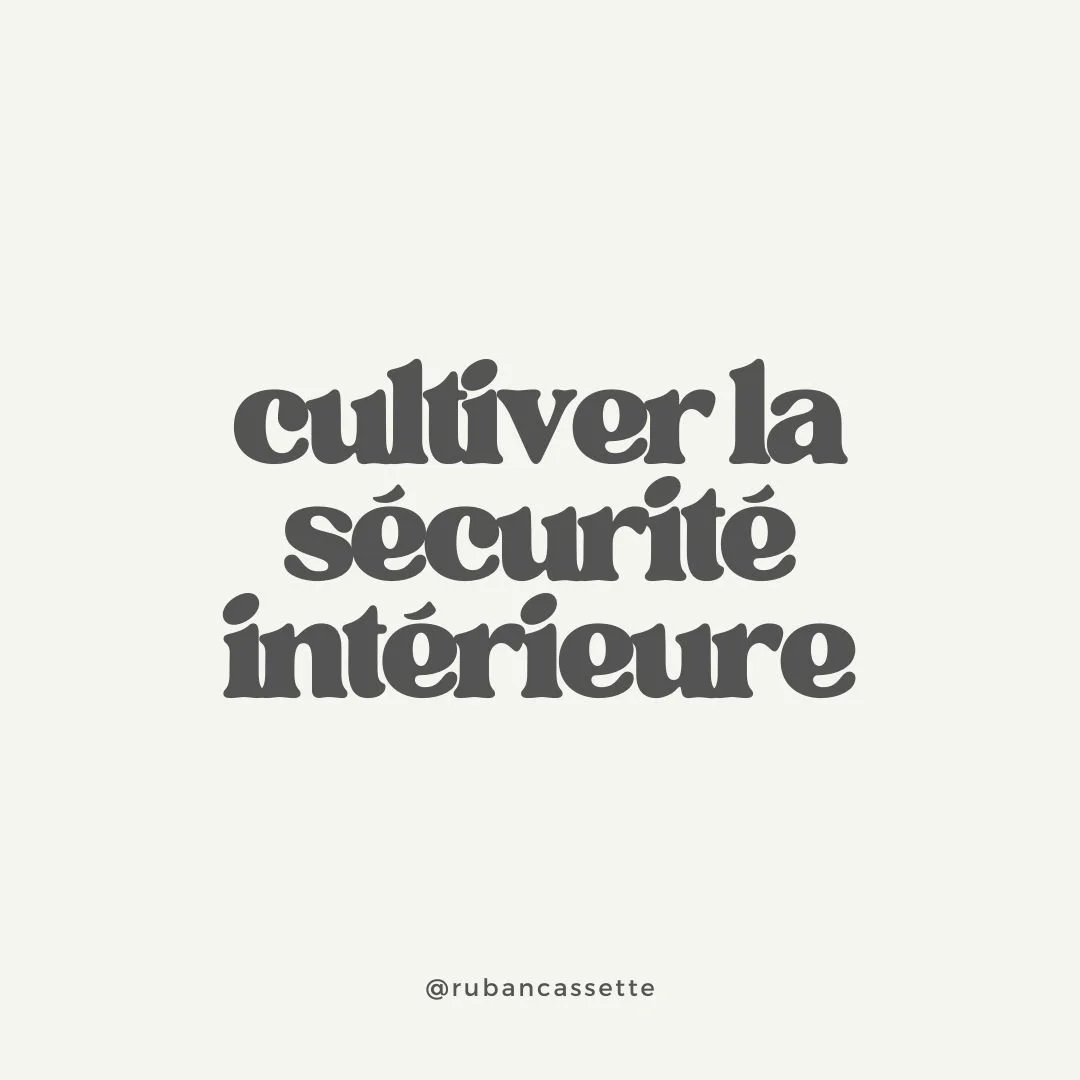 CULTIVER LA SÉCURITÉ INTÉRIEURE
