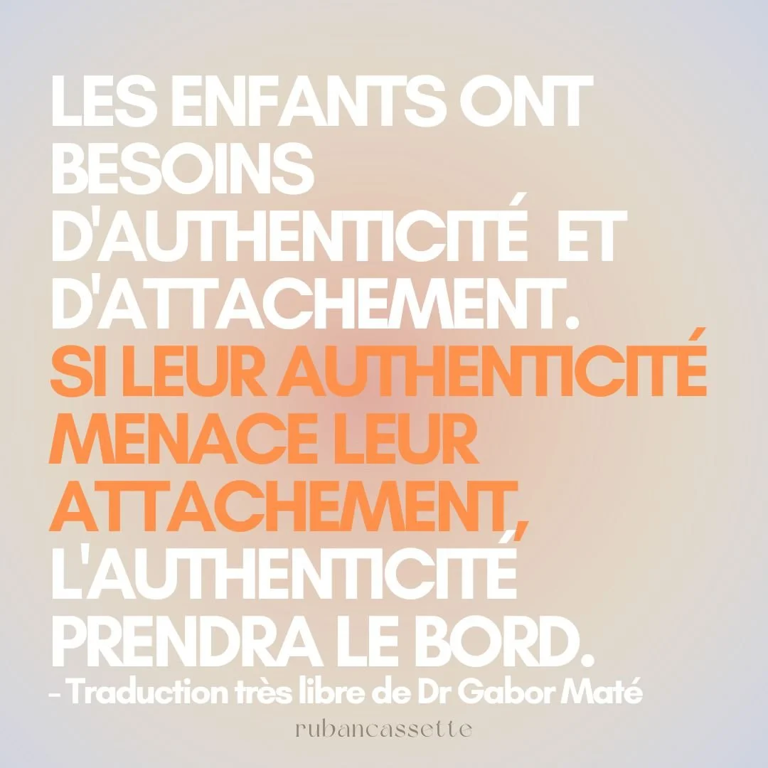 AUTHENTICITÉ ET ATTACHEMENT
