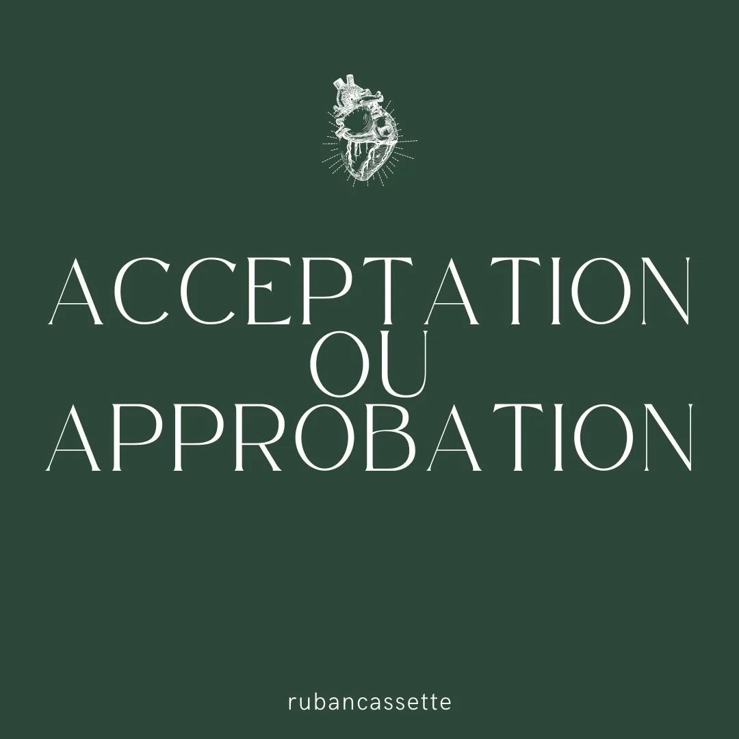 ACCEPTATION OU APPROBATION ?