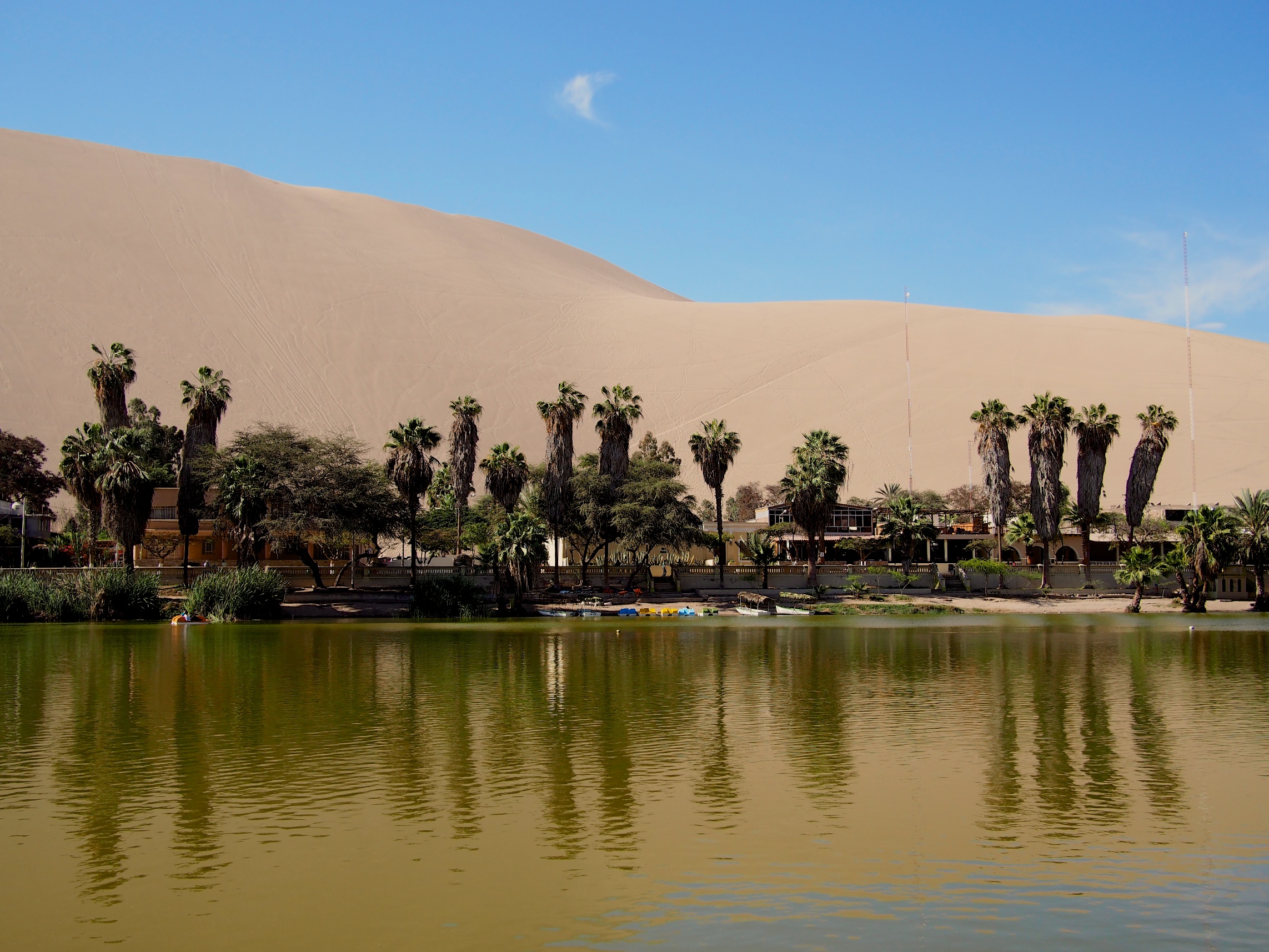 The little town of Huacachina
