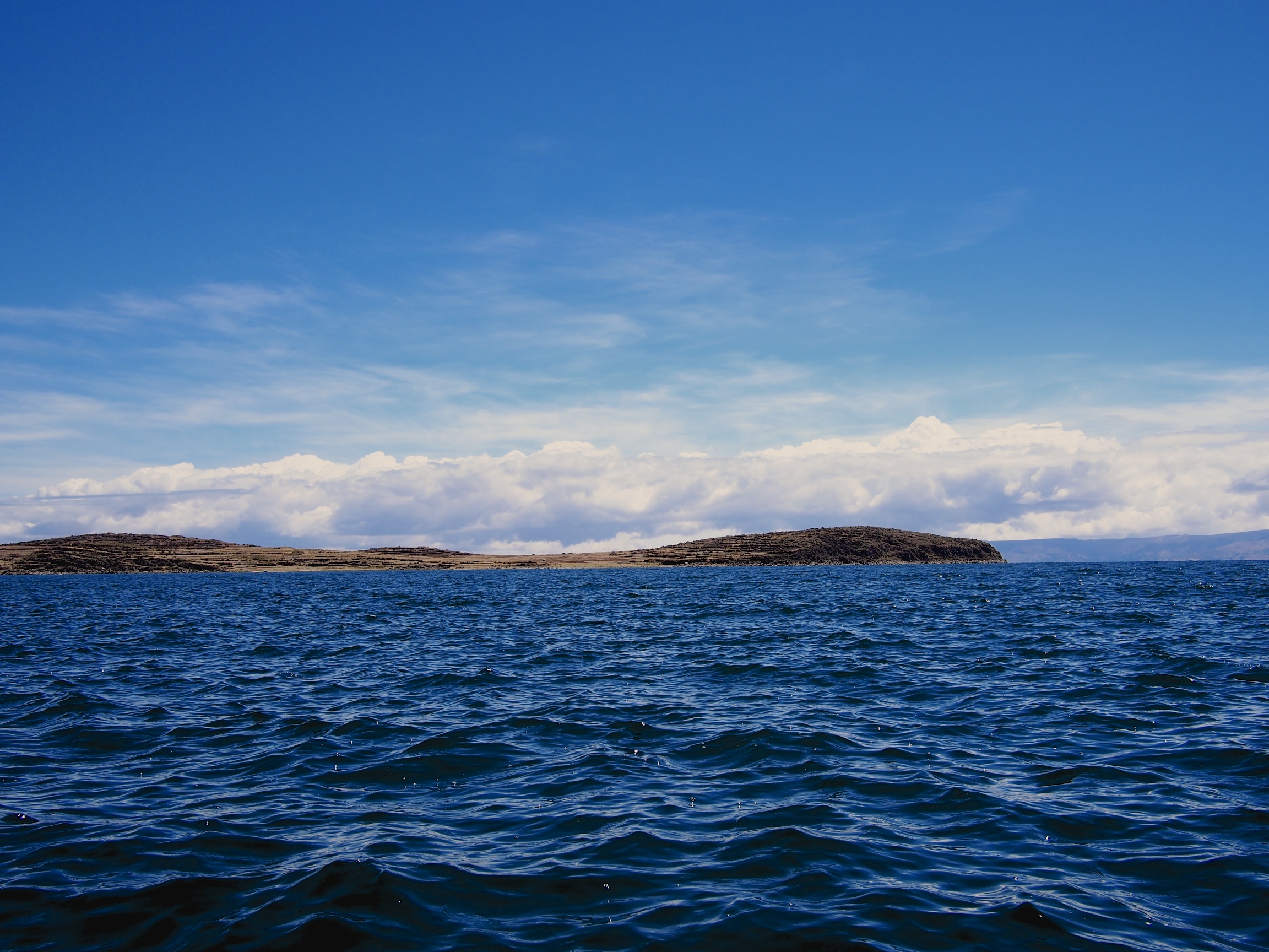 During our boat ride on Lake Titicaca