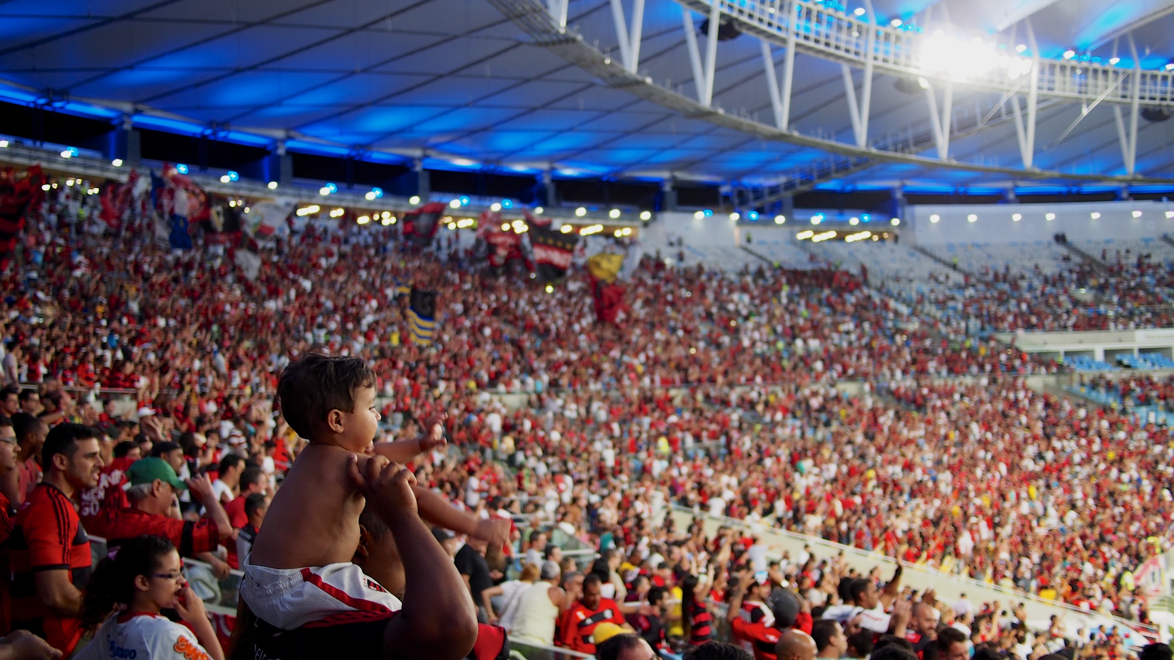 Sea of Flamengo supporters