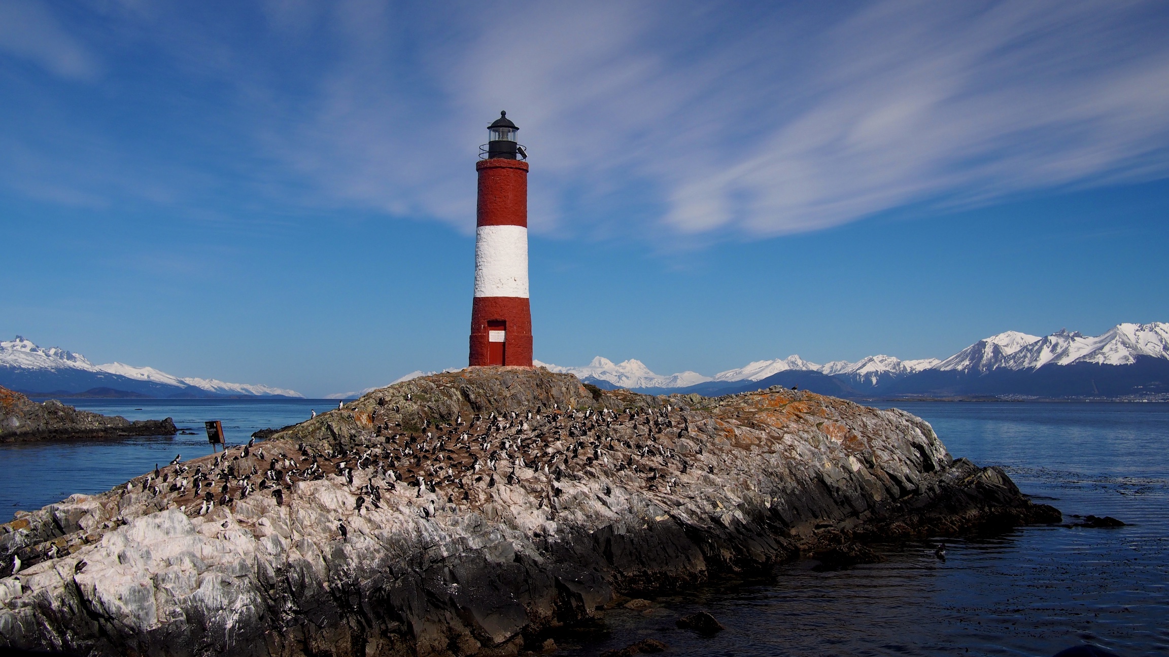 Les Eclaireurs Lighthouse, also known as the Lighthouse at the End of the World (Faro del fin del mundo), not to be confused from the one made famous by Jules Verne, which is located much further east
