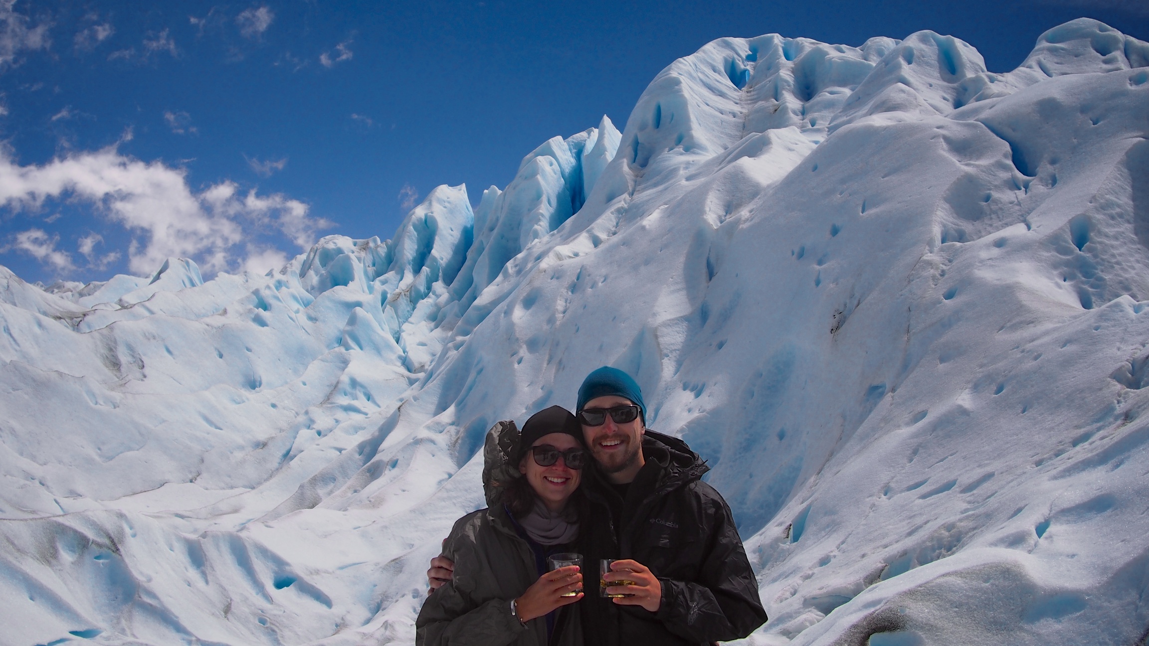 The staff are well-practiced at taking photos of you and the surrounding glacier