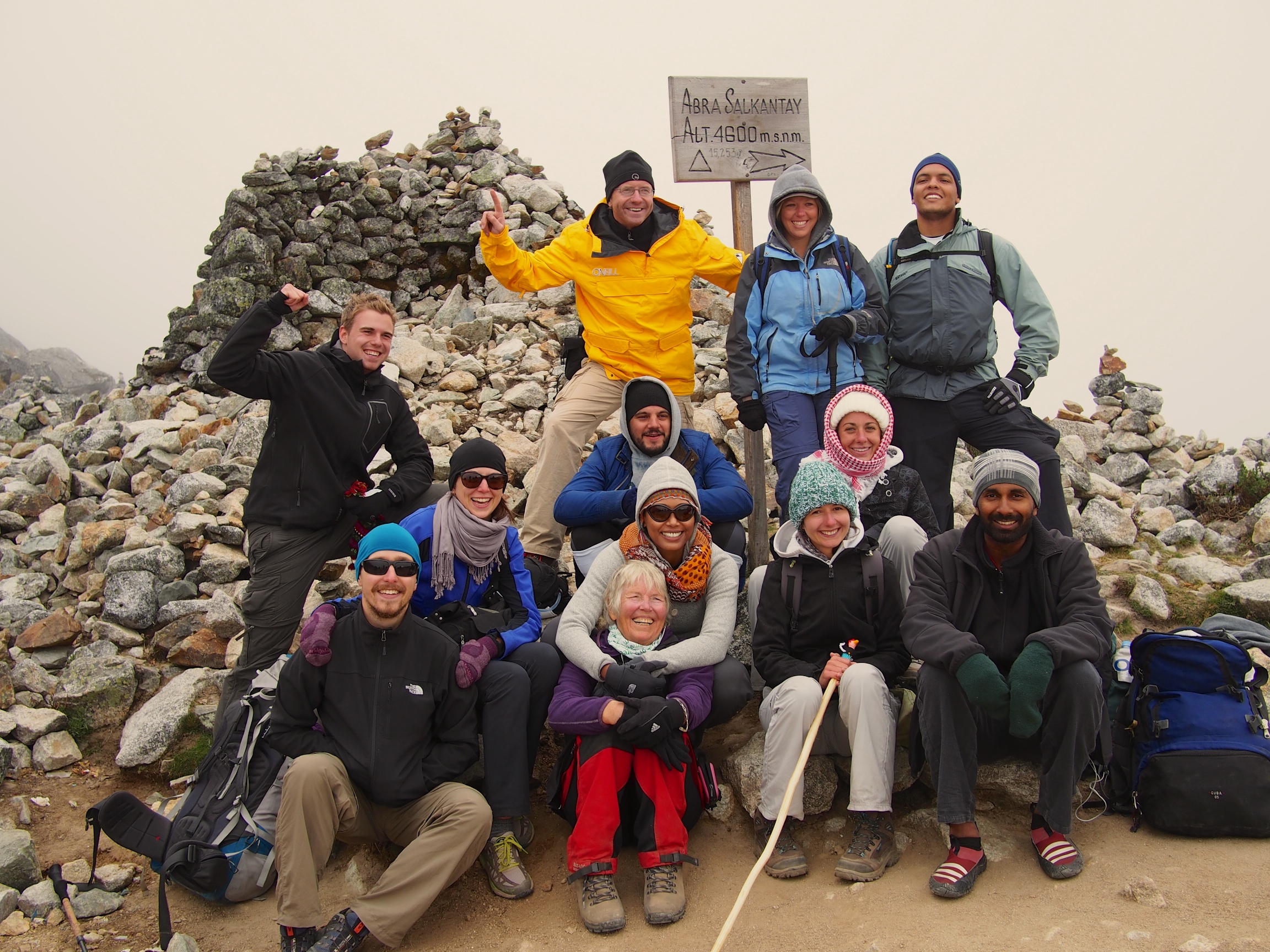 Our hiking group - Salkantay trek, Peru
