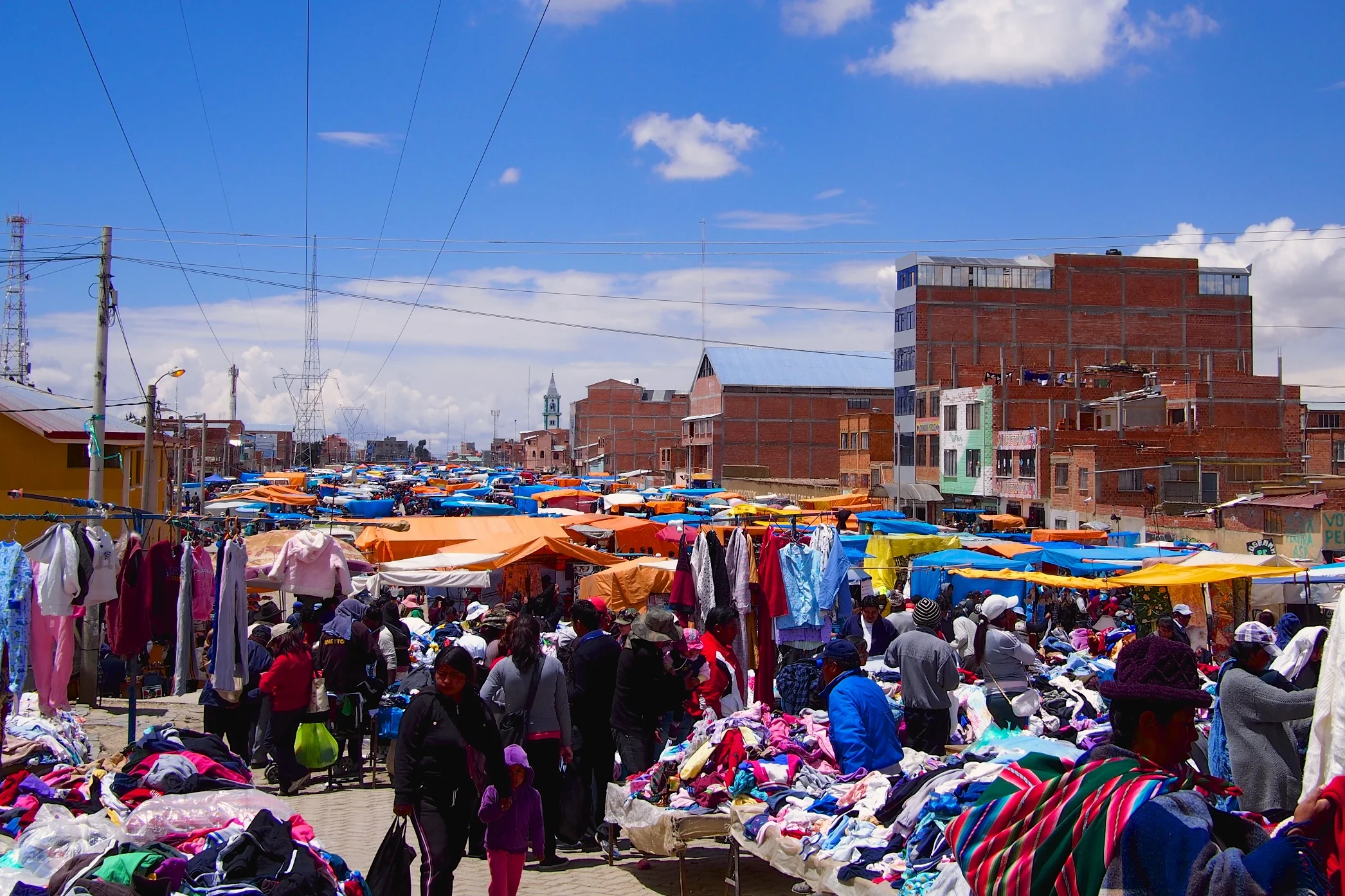 El Alto market - La Paz, Bolivia