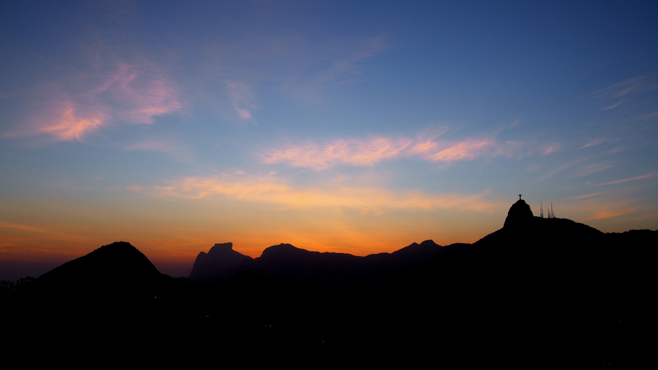 Sunset from Pão de Açucar (Sugarloaf Mountain) - Rio de Janeiro, Brazil