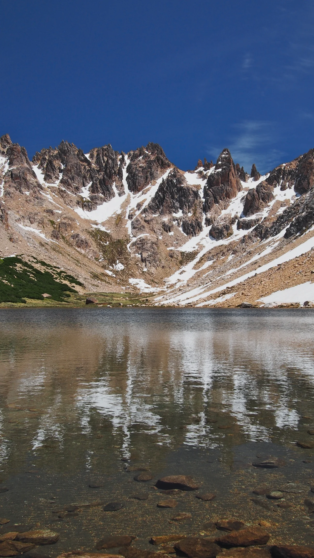 The view at Refugio Frey - Bariloche, Argentina