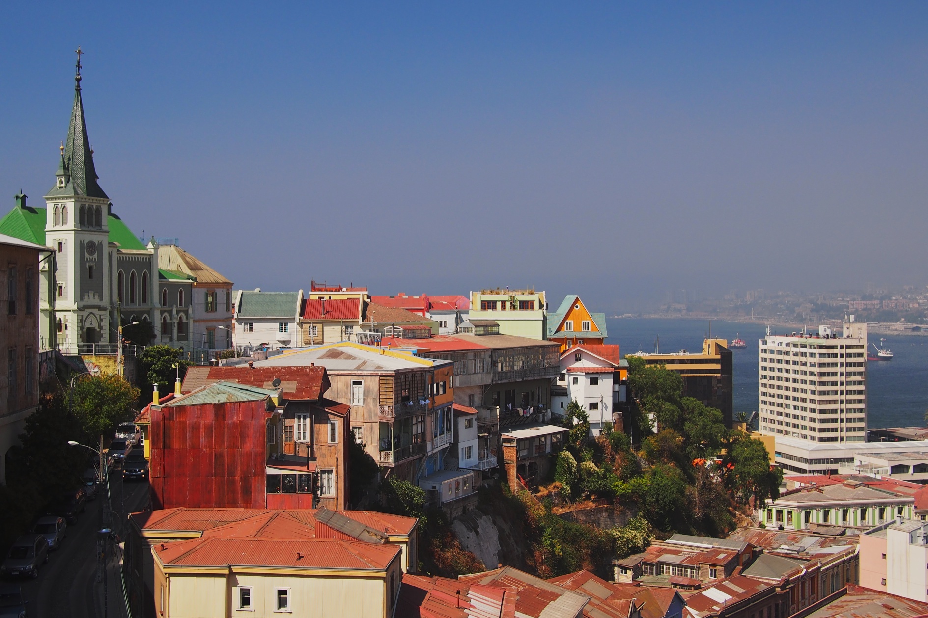 View from the terrace at Fauna Bar