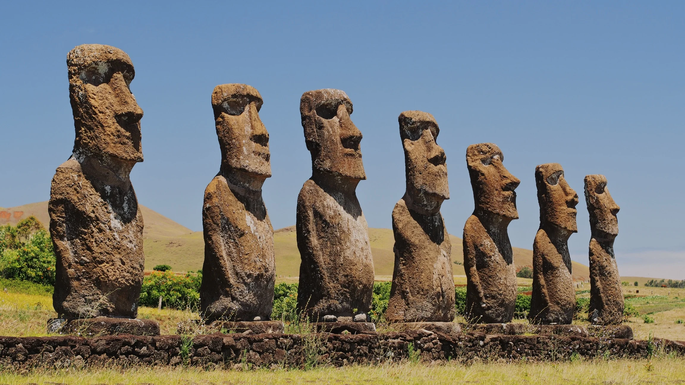 Ahu Akivi - Easter Island, Chile