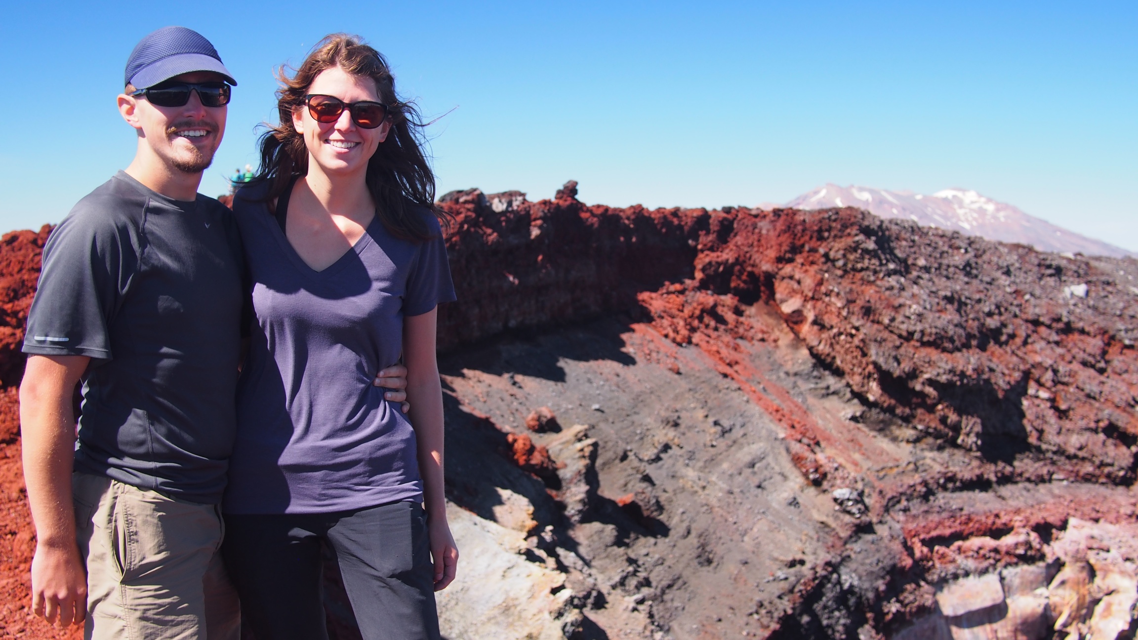 Yours truly near the crater where Frodo tossed that golden ring. No sight of molten lava that day though...
