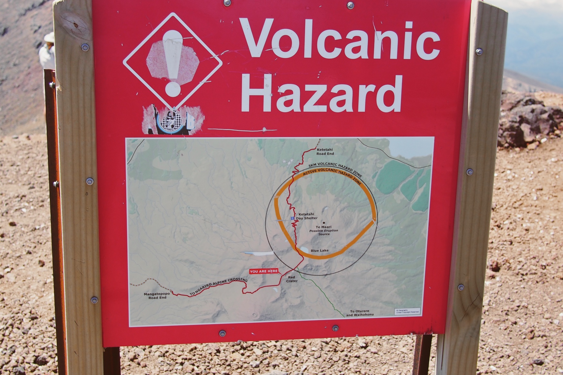 Just in case you forgot you were walking around active volcanoes.