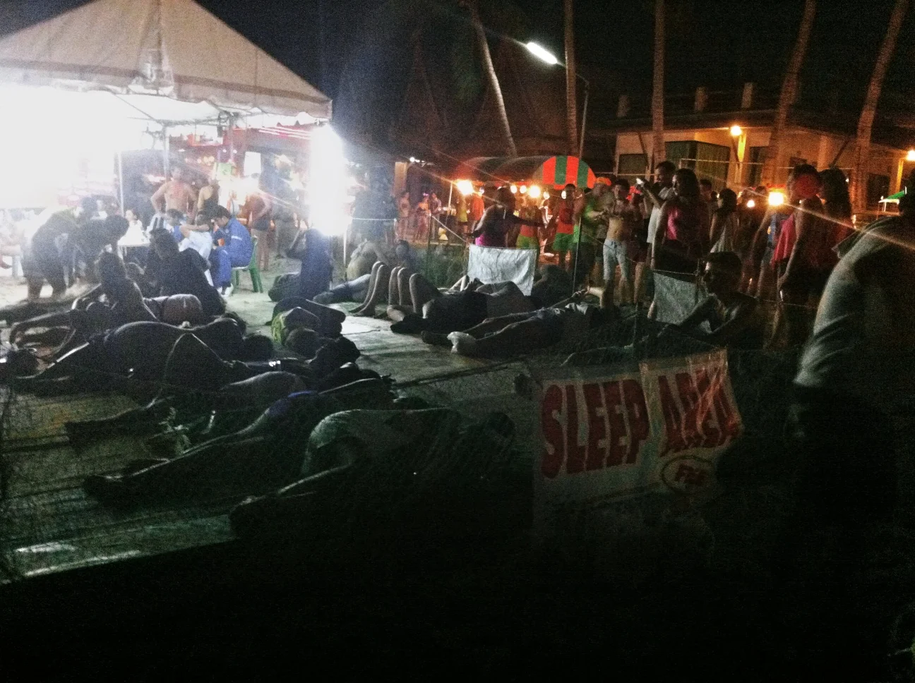 Nap time at the Full Moon Party - Koh Phangan, Thailand