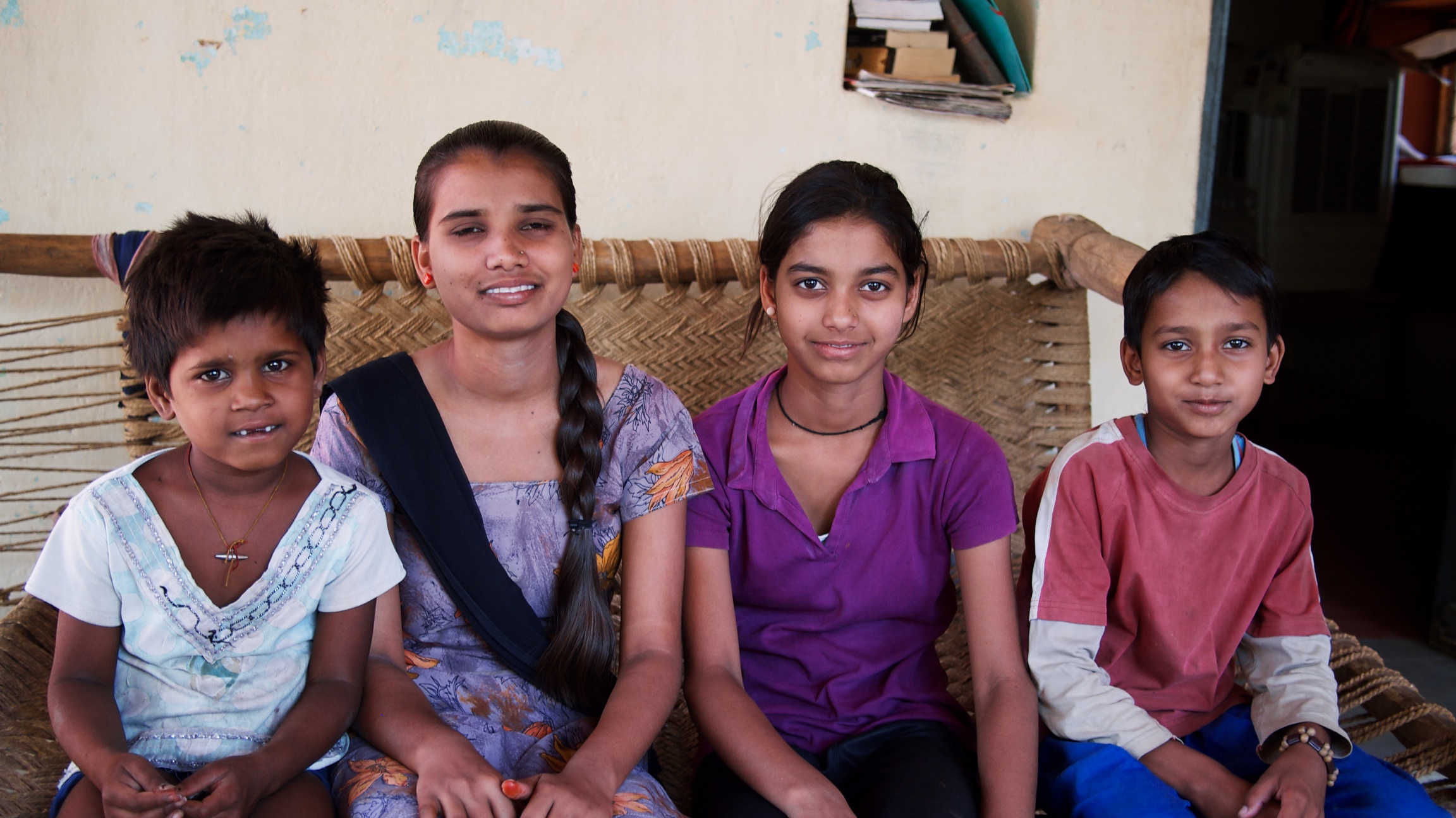 The next door NEIGHBOR, Cousin, Neeku & Visham (from left to right)