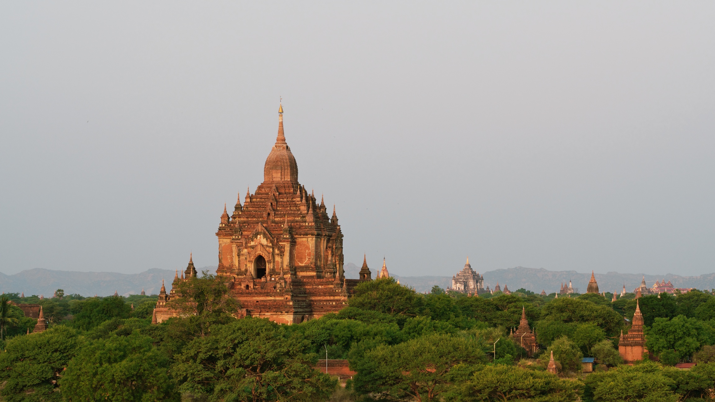 VIEW FROM SHWE LEIK TOO TEMPLE