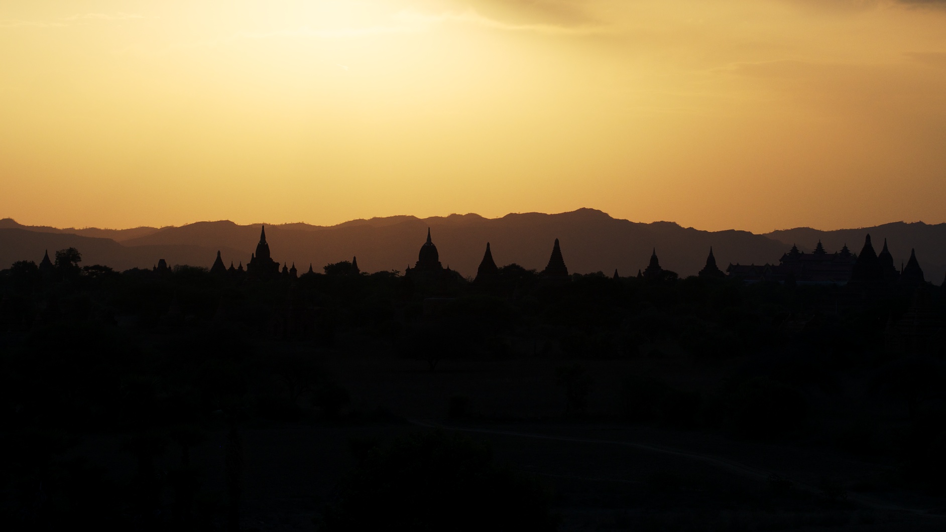 View from North Guni Temple