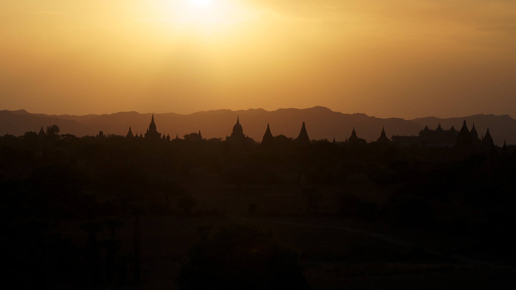 VIEW FROM NORTH GUNI TEMPLE