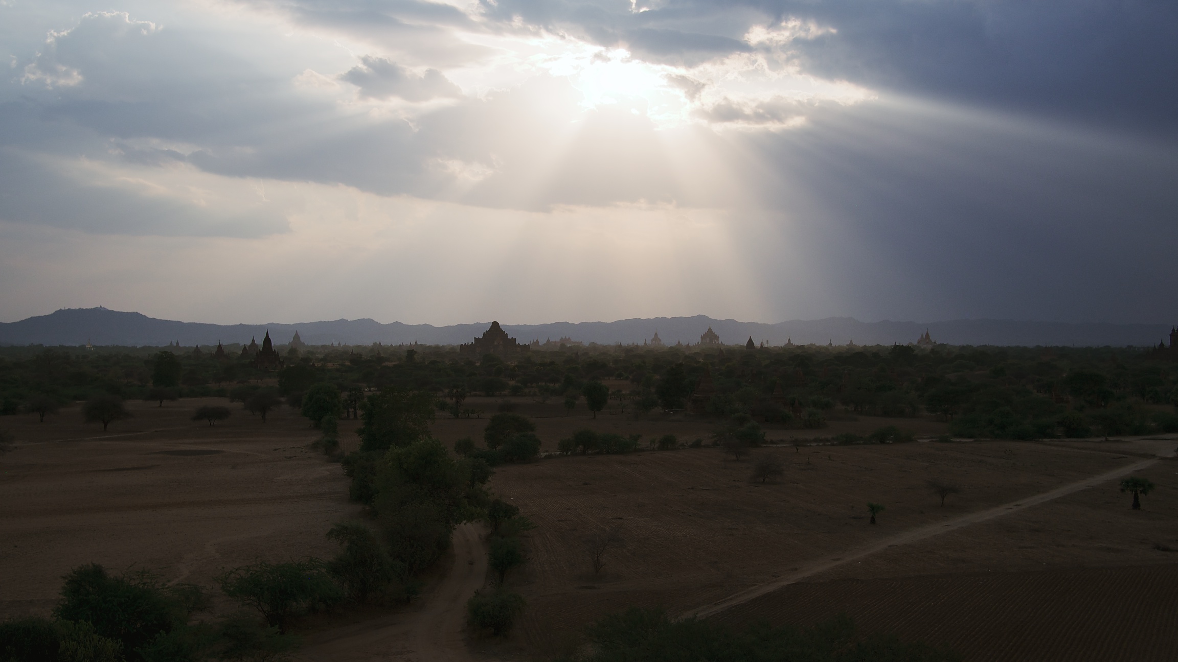 VIEW FROM PYATHADA TEMPLE
