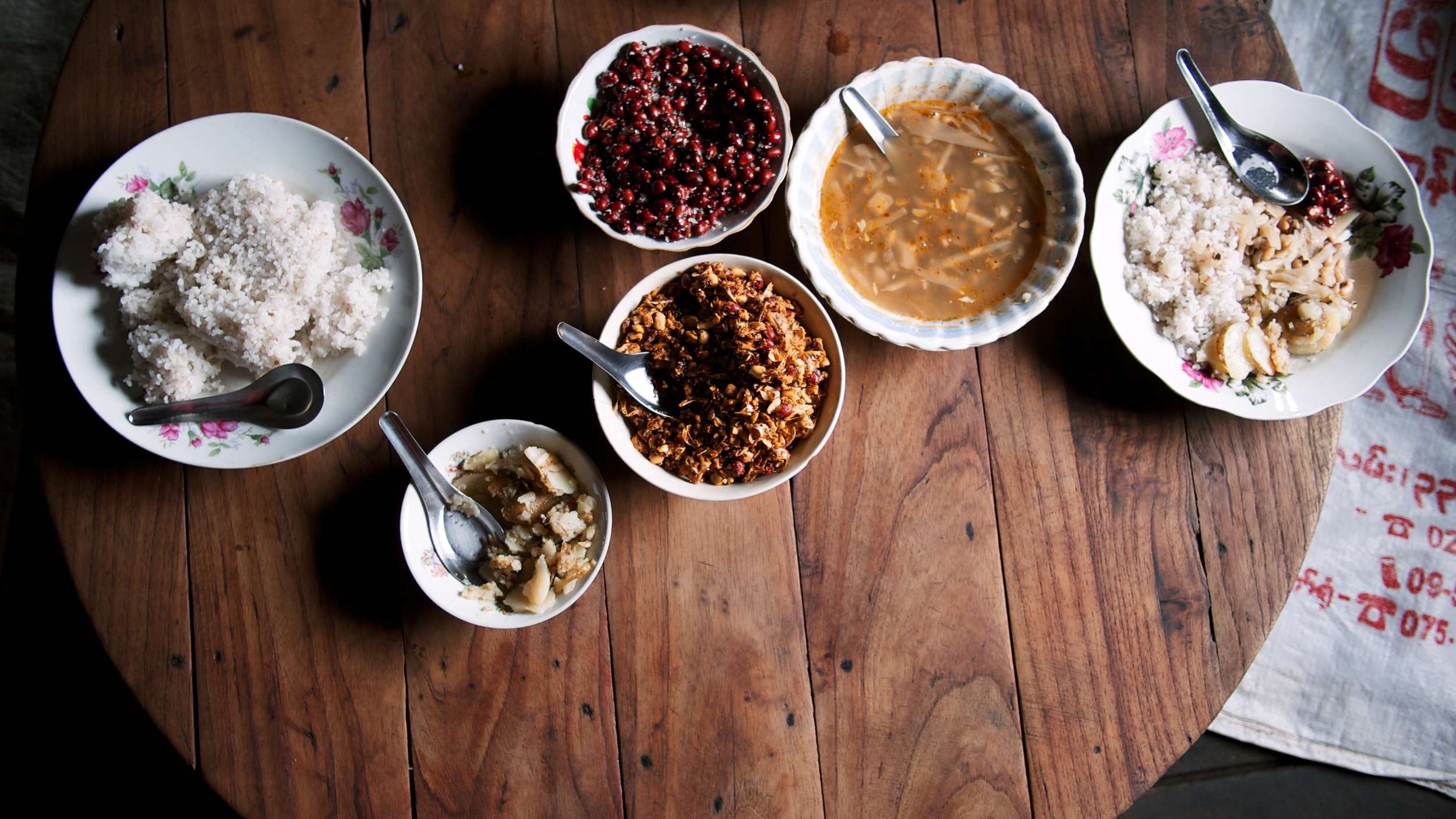The bowl of peanuts at the top were always devoured. Because peanuts. 