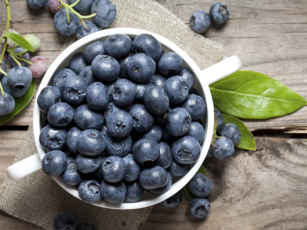 Blueberries provide boatloads of antioxidants and vitamins essential for reducing anxiety.