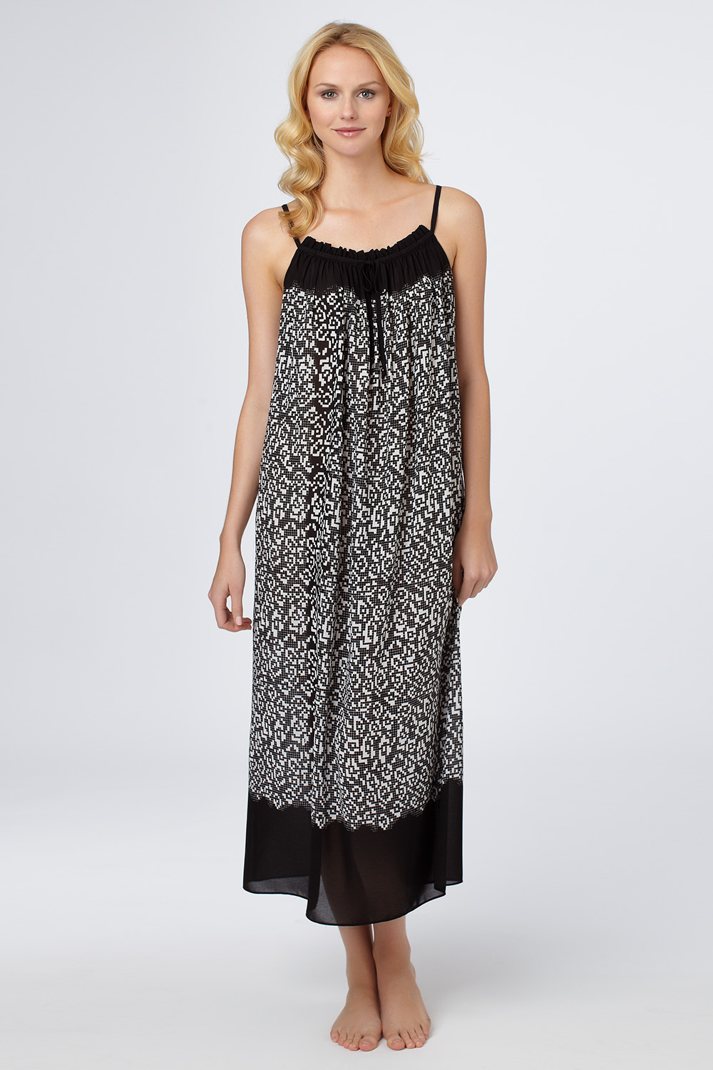 Crepe de Chine Gown
