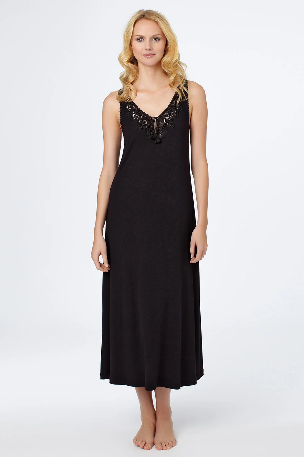 Modal Rib Knit Gown
