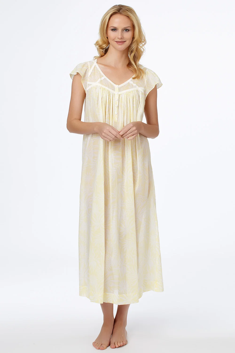 Sheer Cotton Lawn Gown