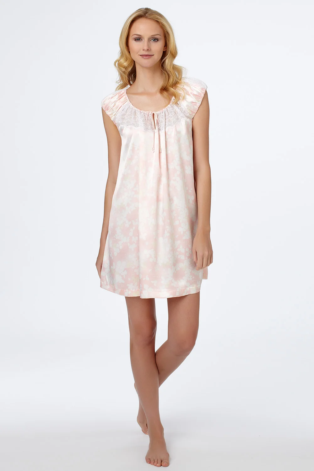 Silky Charmeuse Short Gown