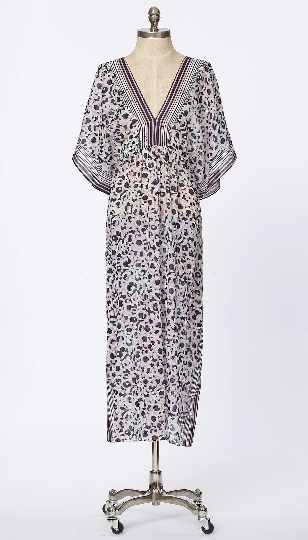 Sheer Cotton Lawn Caftan