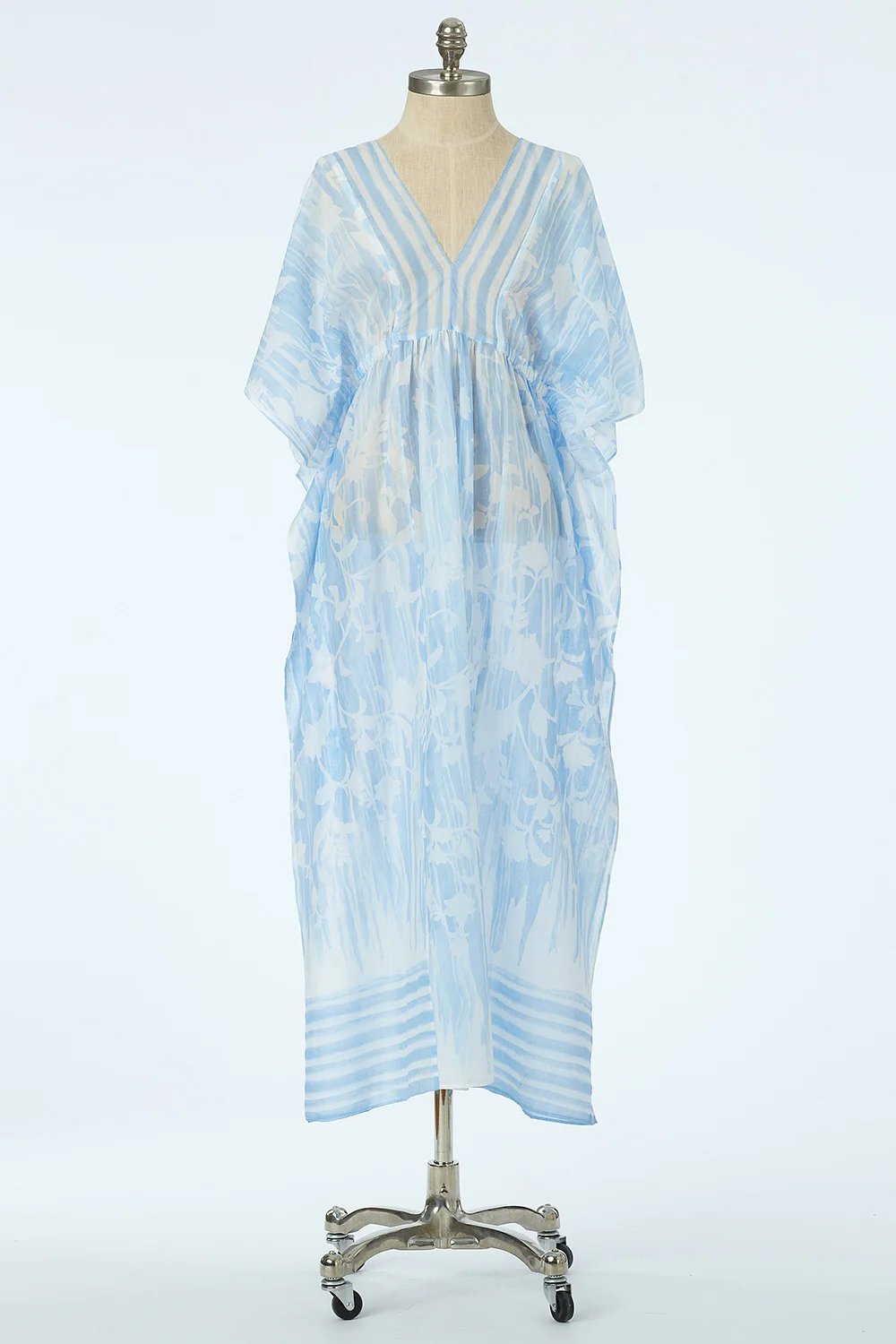 Sheer Cotton Lawn Caftan