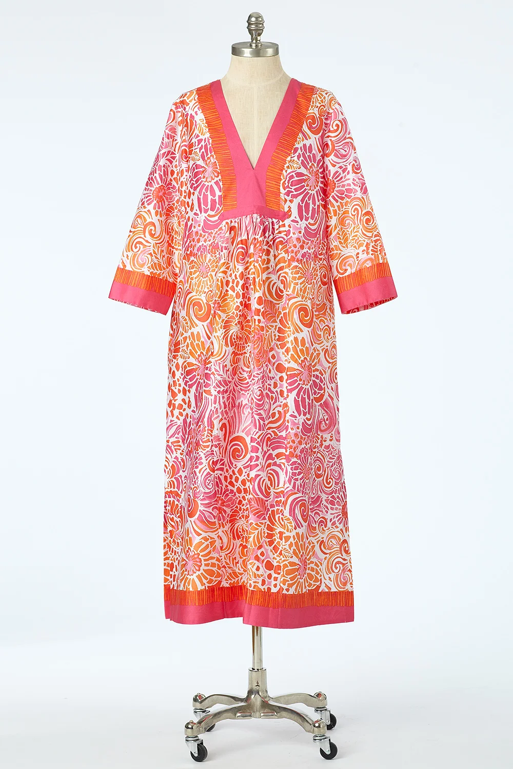 Cotton Sateen Caftan