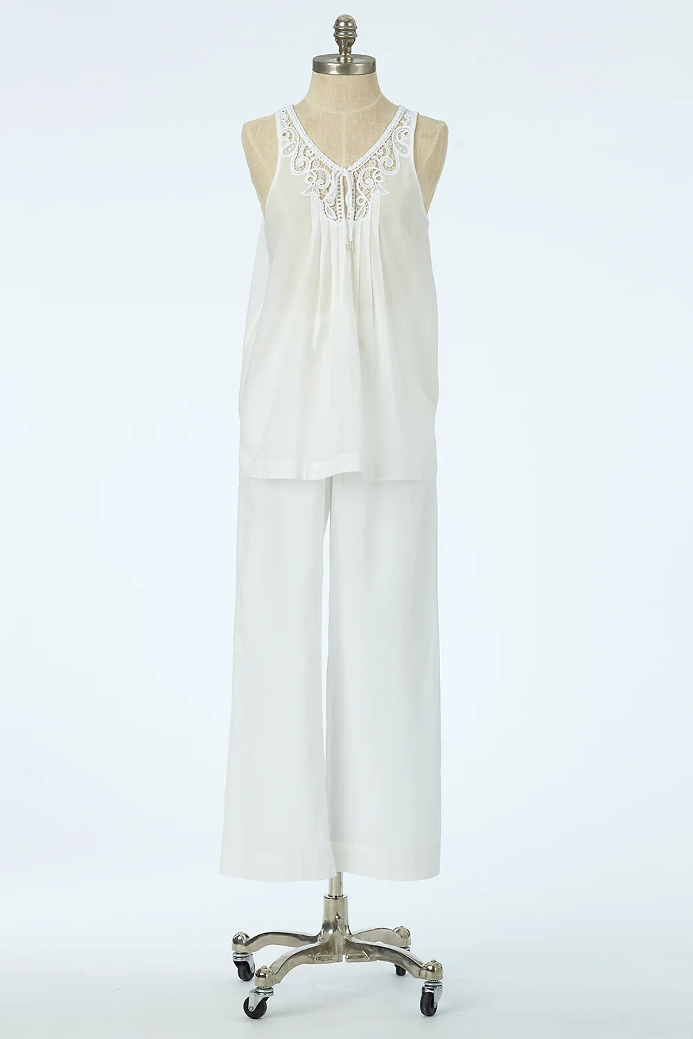 Cotton Batiste Tank Pajama